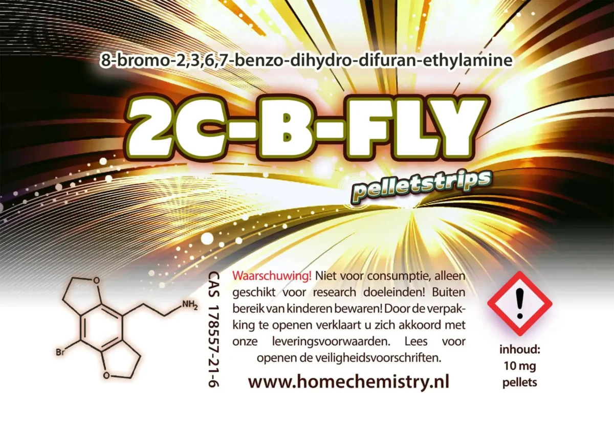 2C-B-FLY pelletstrips (2x10mg)