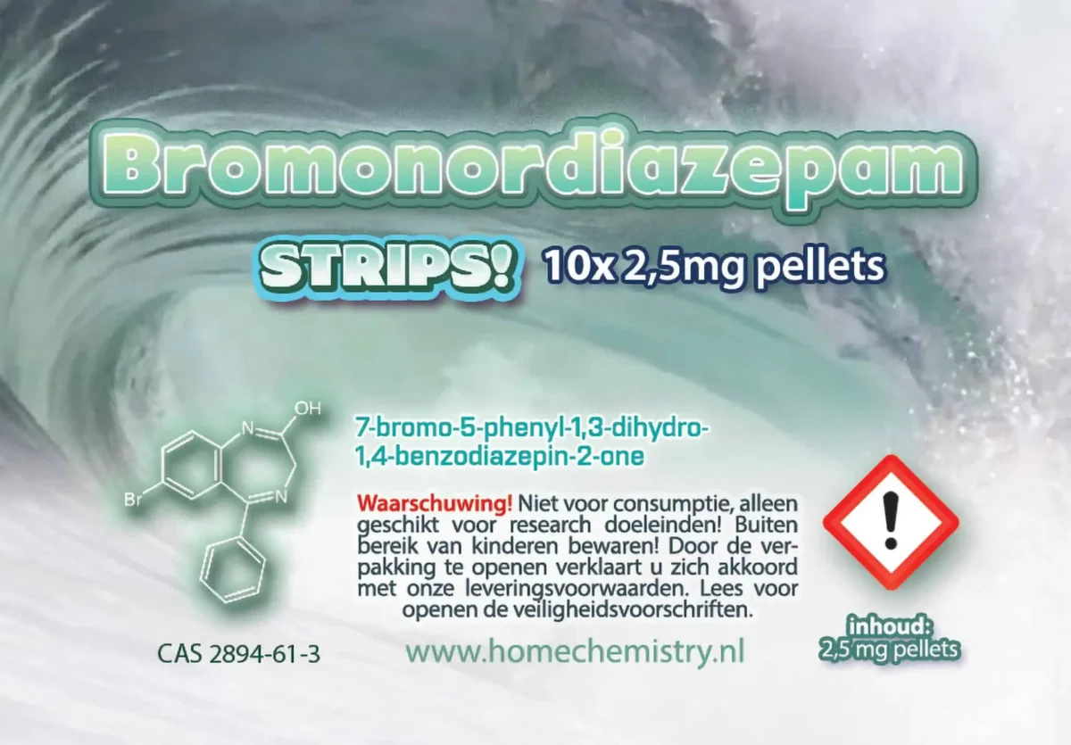 Bromonordiazepam Pelletstrips (10×2,5mg)